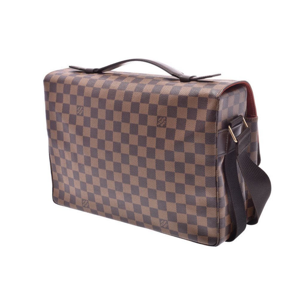 Louis Vuitton Ebene Brown Damier Bag Shoulder Broadway Canvas